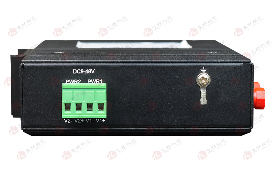 飛暢科技-工業(yè)軌式 環(huán)網型1路Profibus-DP光端機 點對點光貓